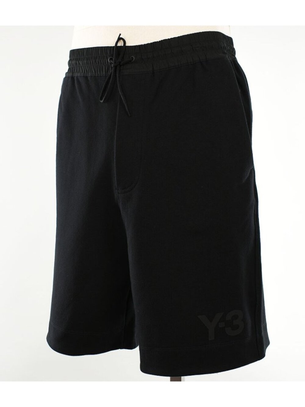 Y-3 YOHJI YAMAMOTO Mens Black Classic Terry Cotton Shorts SMALL NWT